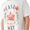 Camiseta de manga corta con el logotipo de Casa Way Orchid