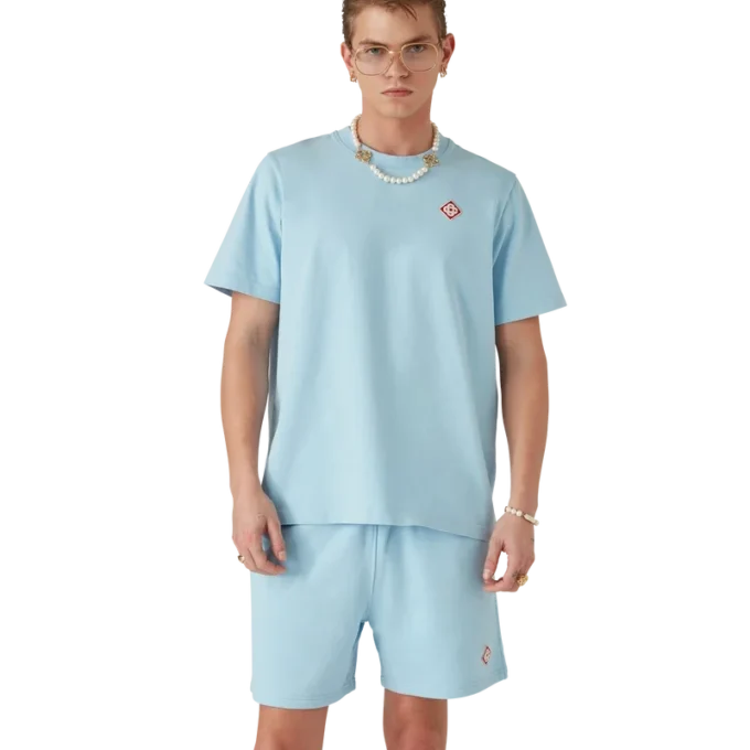 Camiseta de manga corta con el logotipo del diamante