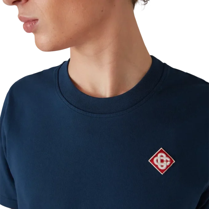 Camiseta de manga corta con el logotipo del diamante