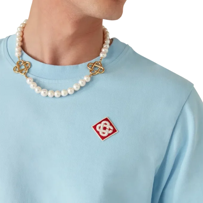 Camiseta de manga corta con el logotipo del diamante