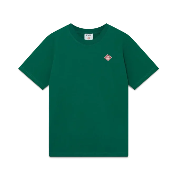 Camiseta de manga corta con el logotipo del diamante Evergreen