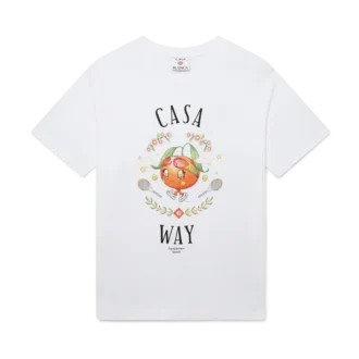 Camiseta de manga corta con la mascota naranja de Casa Way