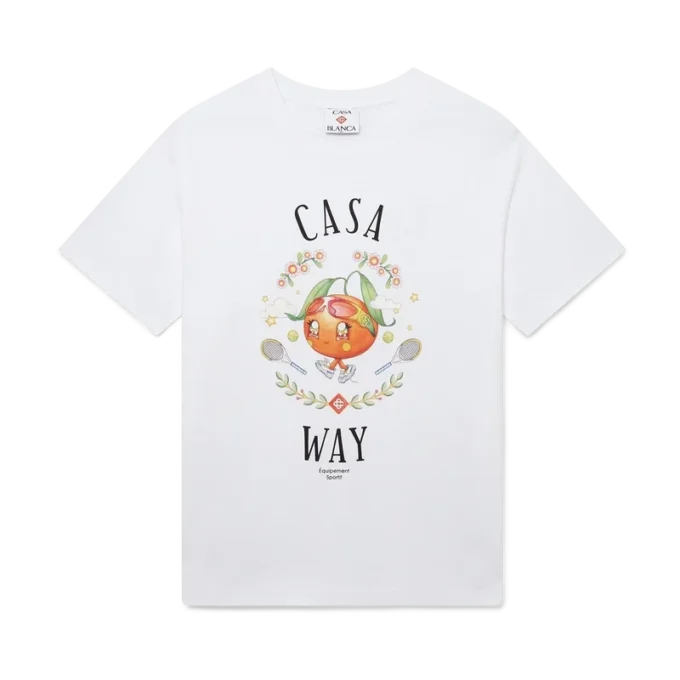 Camiseta de manga corta con la mascota naranja de Casa Way