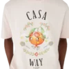 Camiseta de manga corta con la mascota naranja de Casa Way