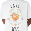 Camiseta de manga corta con la mascota naranja de Casa Way