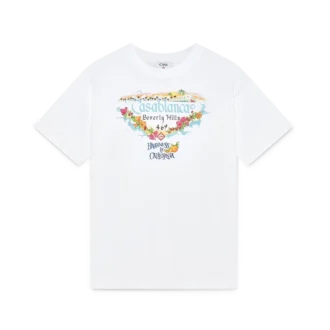 Camiseta de manga corta con logo estampado de la tienda de Los Ángeles