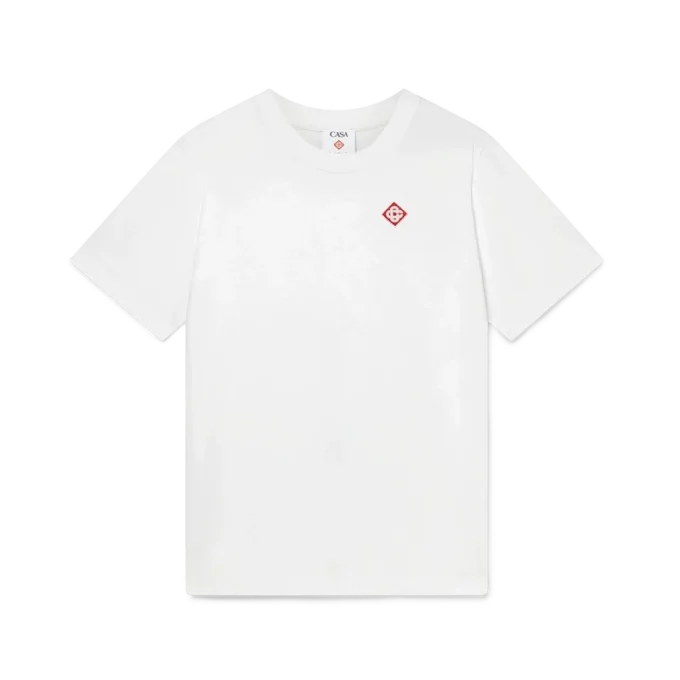 Camiseta de manga corta con logotipo de diamante