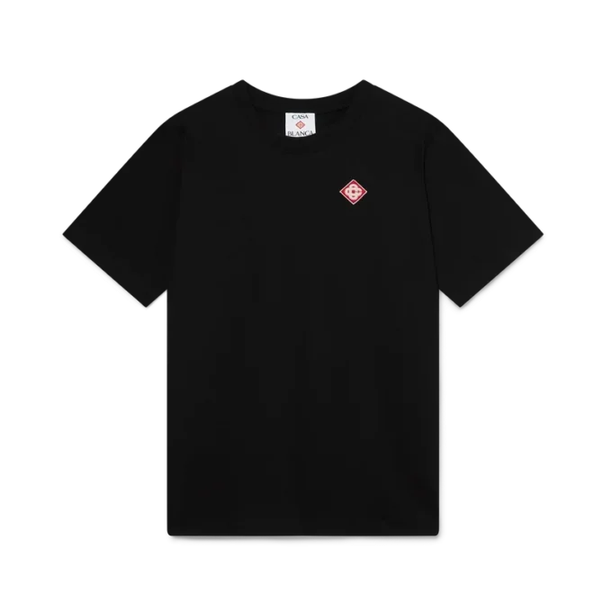 Camiseta de manga corta con logotipo de diamante