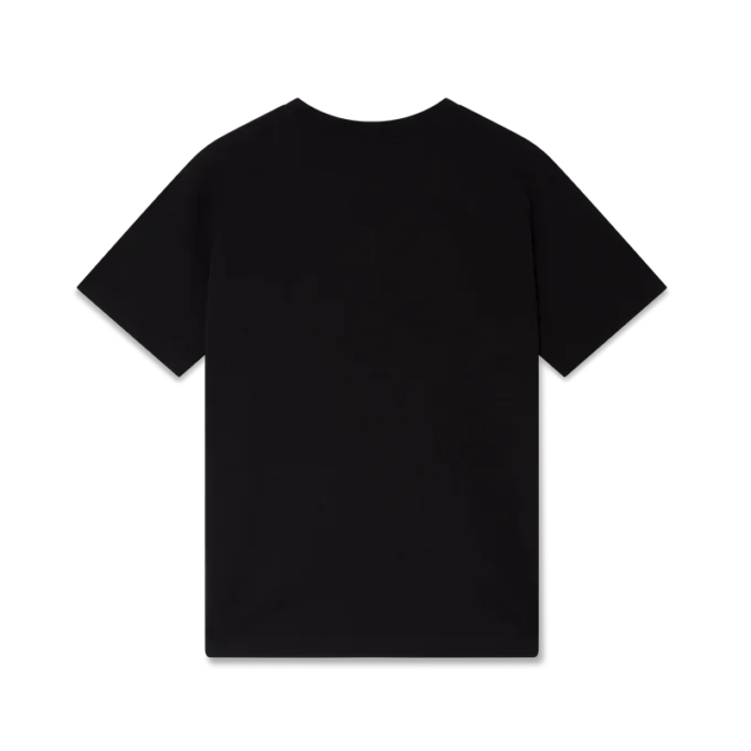 Camiseta de manga corta con logotipo de seta pintado con aerógrafo