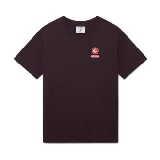 Camiseta de manga corta con parche del logotipo