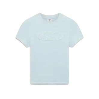 Camiseta de manga corta de terciopelo para mujer