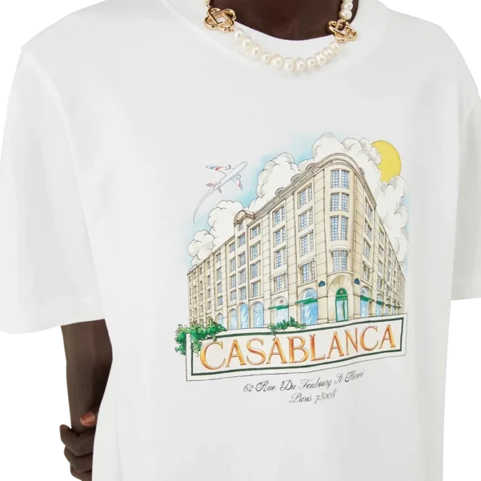 Camiseta de manga corta estampada Paris Store