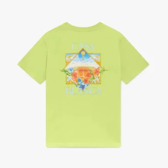 Camiseta de manga corta Lime Flower Court Icon