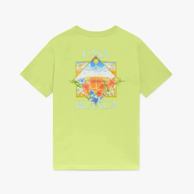 Camiseta de manga corta Lime Flower Court Icon