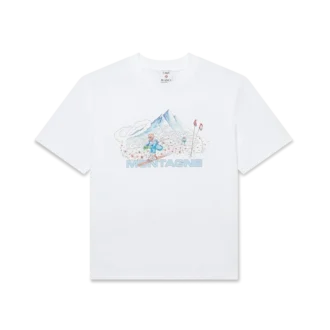 Camiseta de manga corta Ski en pantalones cortos