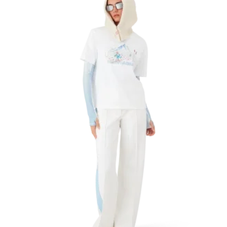 Camiseta de manga corta Ski en pantalones cortos