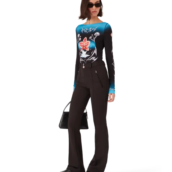 Camiseta de manga larga de jersey elástico Blades