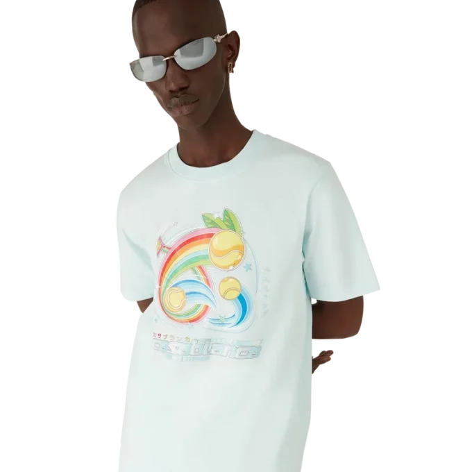 Camiseta de pantalón corto con pelota de tenis de manga