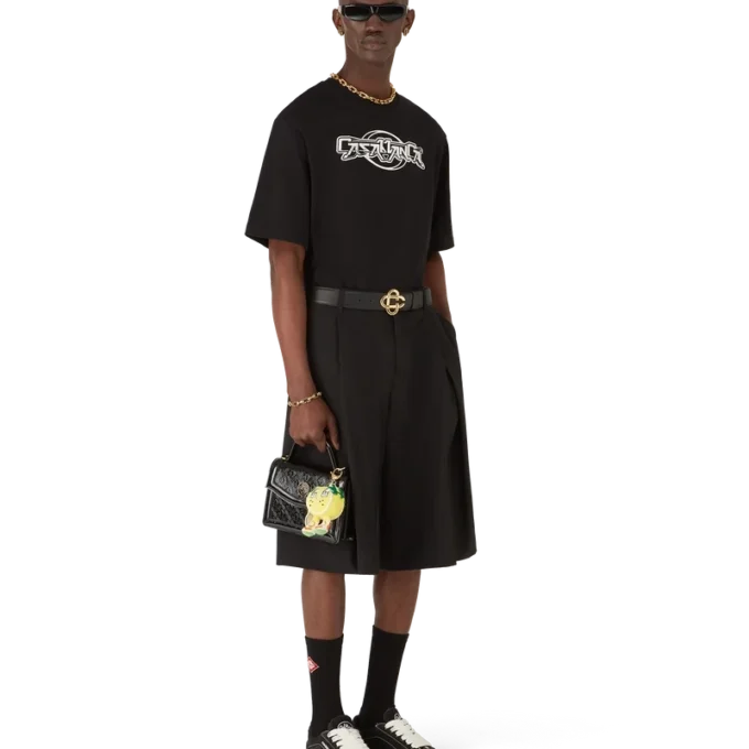 Camiseta de pantalón corto oversize Casablanca Chrome