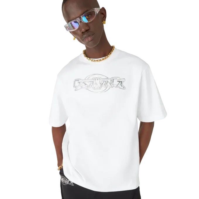 Camiseta de pantalón corto oversize Casablanca Chrome