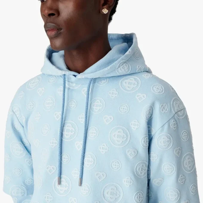 Camiseta oversize de manga corta con monograma aplicado