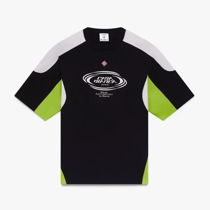 Camiseta oversize de pantalón corto con bloques de color