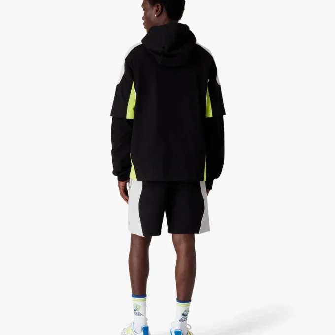 Camiseta oversize de pantalón corto con bloques de color