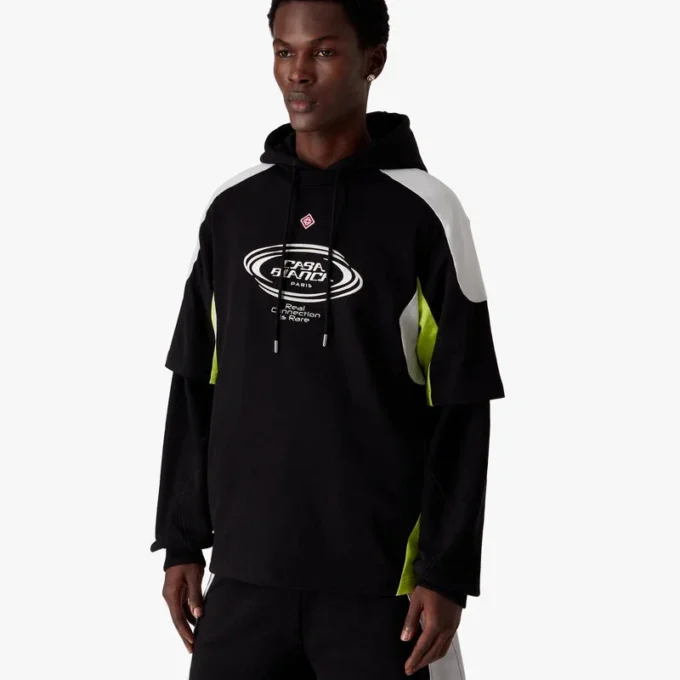 Camiseta oversize de pantalón corto con bloques de color