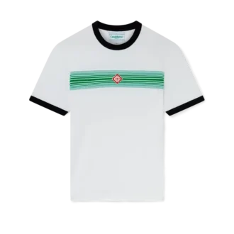 Camiseta Ringer con rayas degradadas