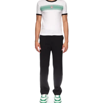 Camiseta Ringer con rayas degradadas