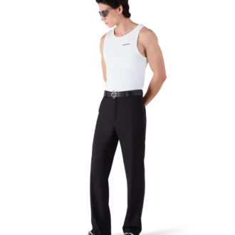 Camiseta sin mangas acanalada