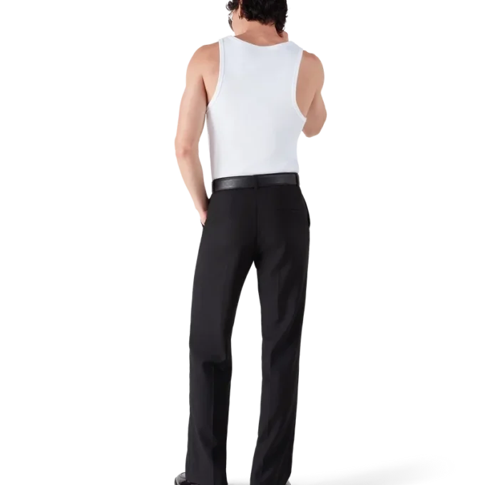 Camiseta sin mangas acanalada