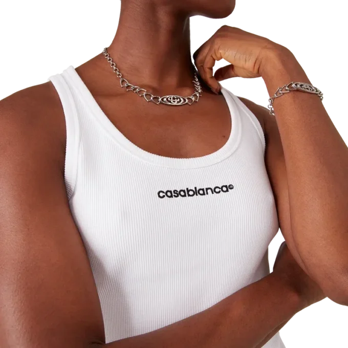 Camiseta sin mangas acanalada