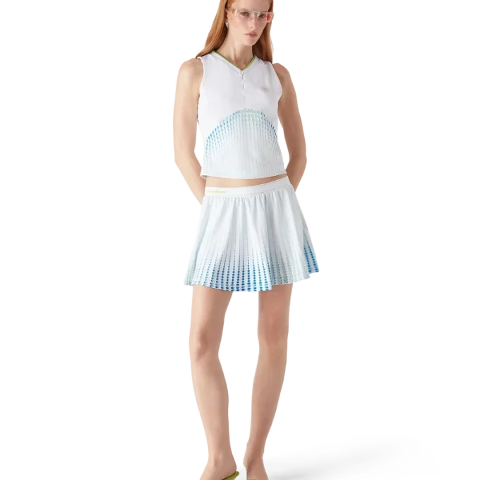 Camiseta sin mangas con estampado de tenis