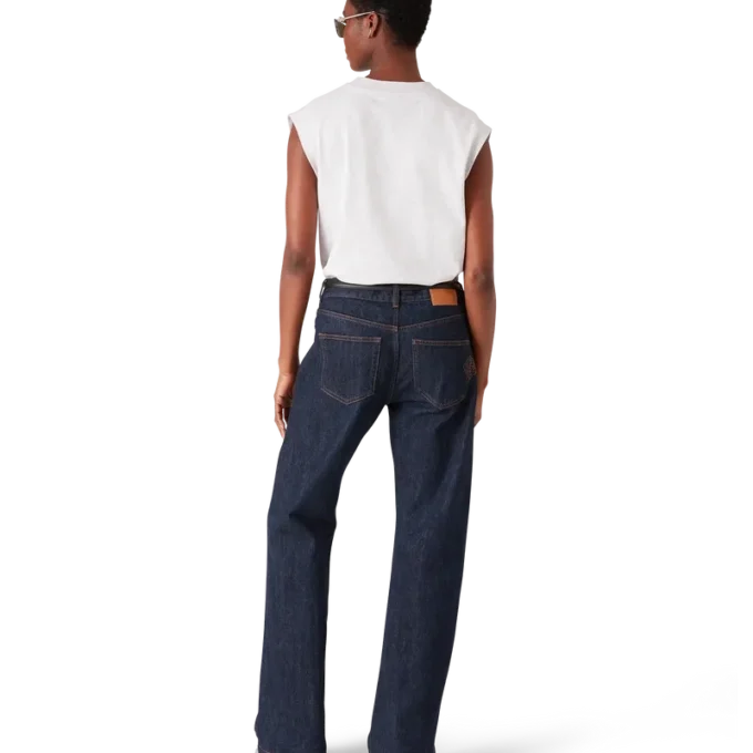 Camiseta sin mangas con setas pintadas con aerógrafo