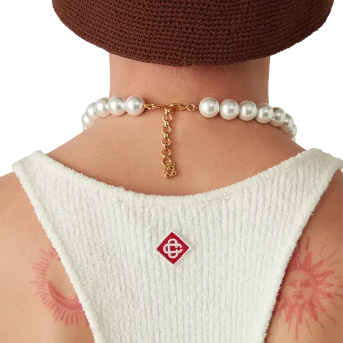 Camiseta sin mangas de punto bouclé