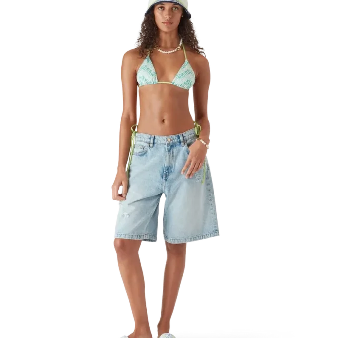 Chanclas de piscina Monogram blancas para mujer