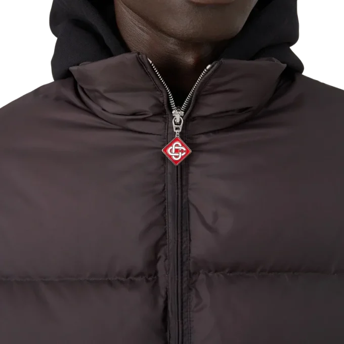 Chaqueta acolchada con estampado degradado