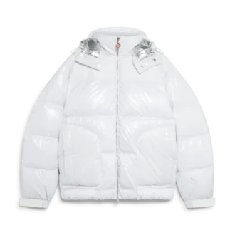 Chaqueta acolchada de nailon y ripstop