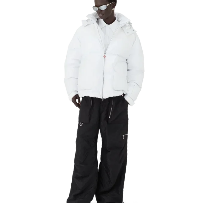 Chaqueta acolchada de nailon y ripstop Chaqueta acolchada de nailon y ripstop