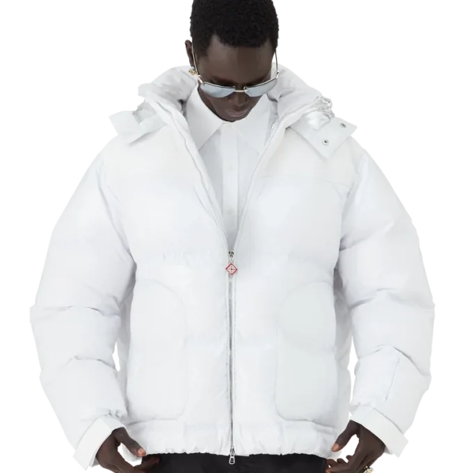 Chaqueta acolchada de nailon y ripstop Chaqueta acolchada de nailon y ripstop