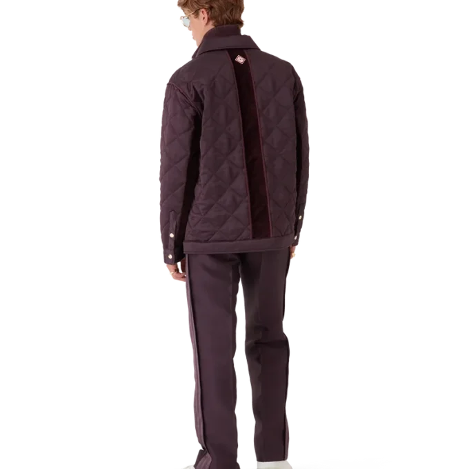 Chaqueta acolchada de satén