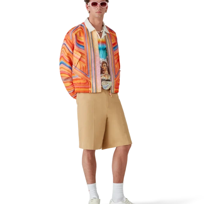 Chaqueta bomber Low Rider de organza