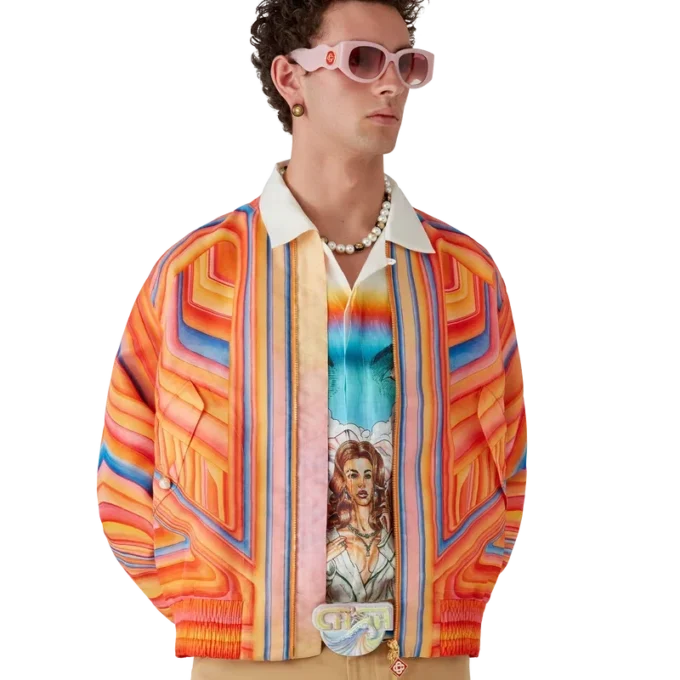 Chaqueta bomber Low Rider de organza