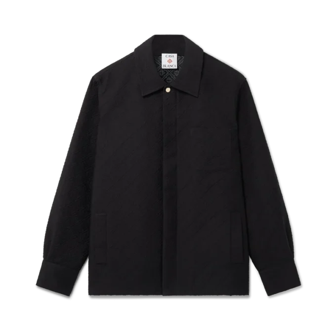 Chaqueta-camisa de jacquard