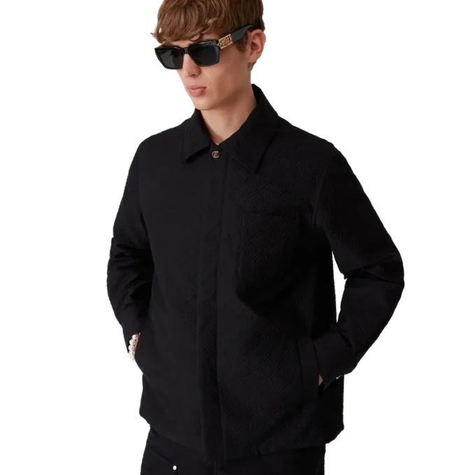 Chaqueta-camisa de jacquard