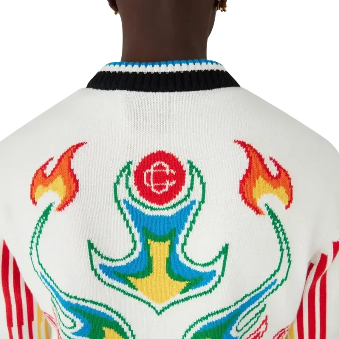 Chaqueta Casa Club de punto de algodón Flame Laurel