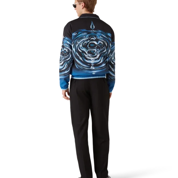 Chaqueta cortavientos con logo Warped