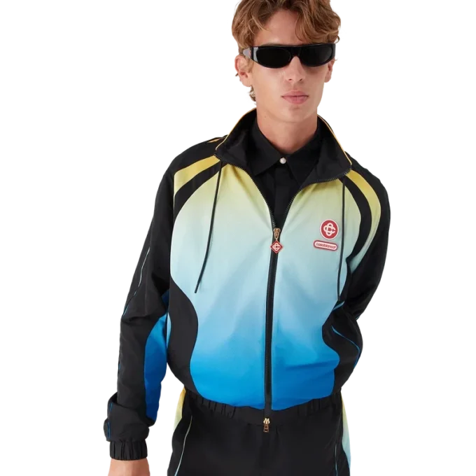 Chaqueta cortavientos degradada