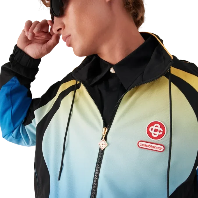 Chaqueta cortavientos degradada